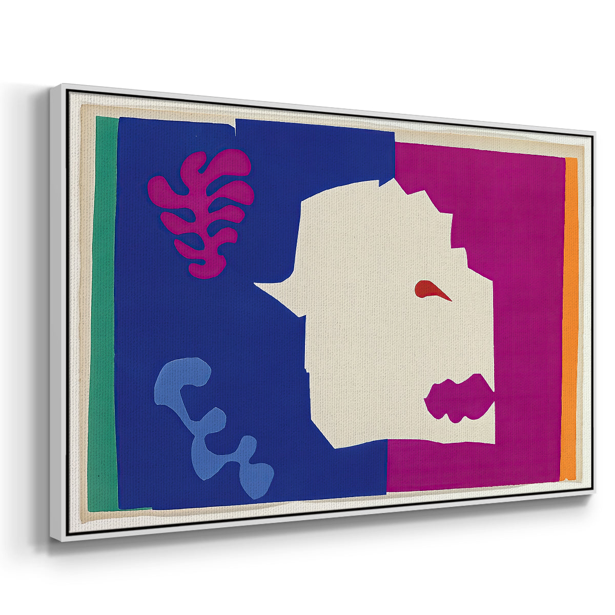 The Wolf (Le loup), from Jazz, 1947 - Floater Framed Canvas Print