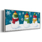 A Frosty Kiss - Floater Framed Canvas Print
