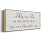 Us and Our Laundry - Floater Framed Canvas Print