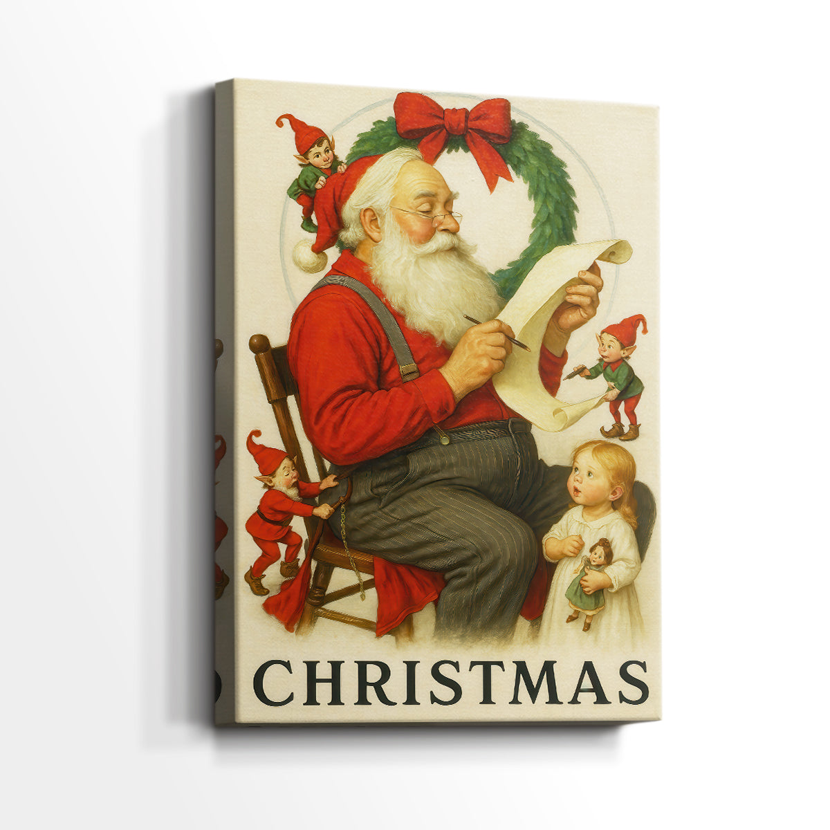 Gilded Carol - Canvas Art Print