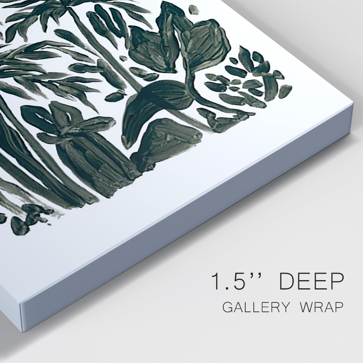 Ink Jungle III Premium Gallery Wrapped Canvas - Ready to Hang