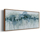 Blue Birch Morning - Floater Framed Canvas Print