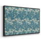 Tulip (Teal), 1875 - Floater Framed Canvas Print