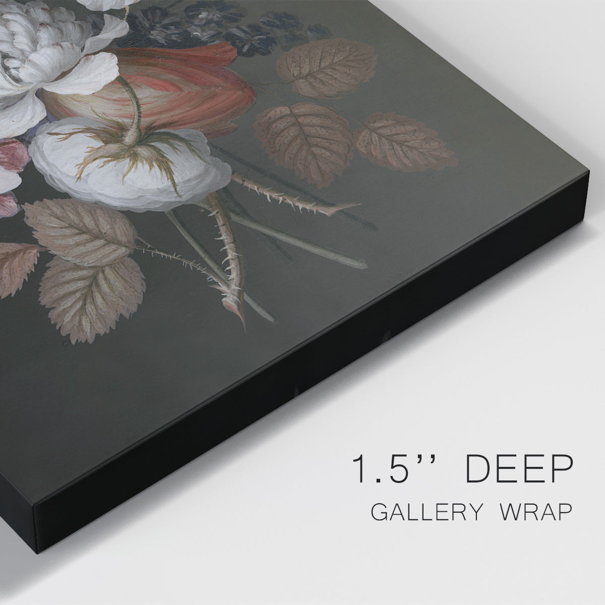 Dramatic Bouquet I Premium Gallery Wrapped Canvas - Ready to Hang