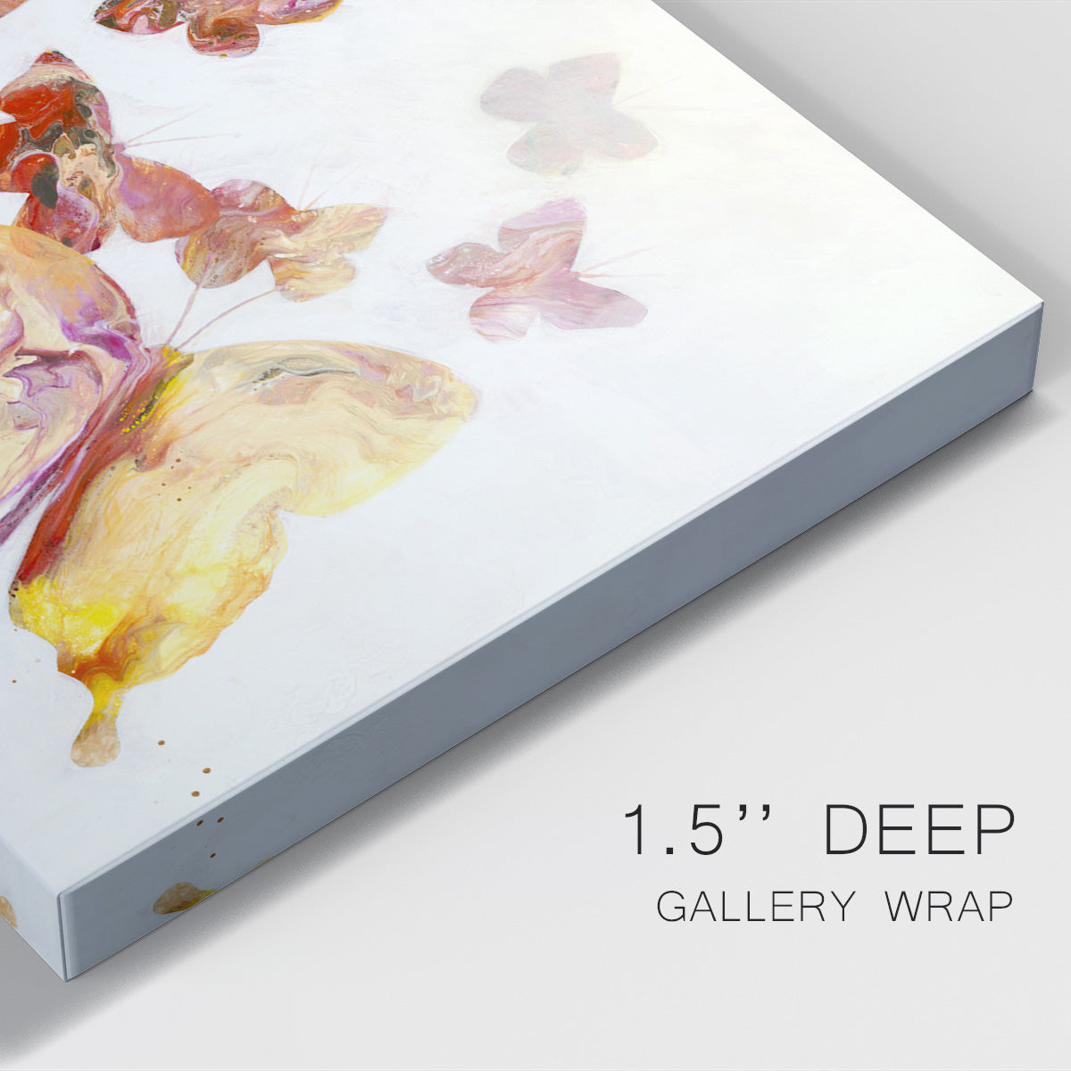 All A Flutter Premium Gallery Wrapped Canvas - Ready to Hang