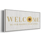 Welcome Happily Ever After - Floater Framed Canvas Print