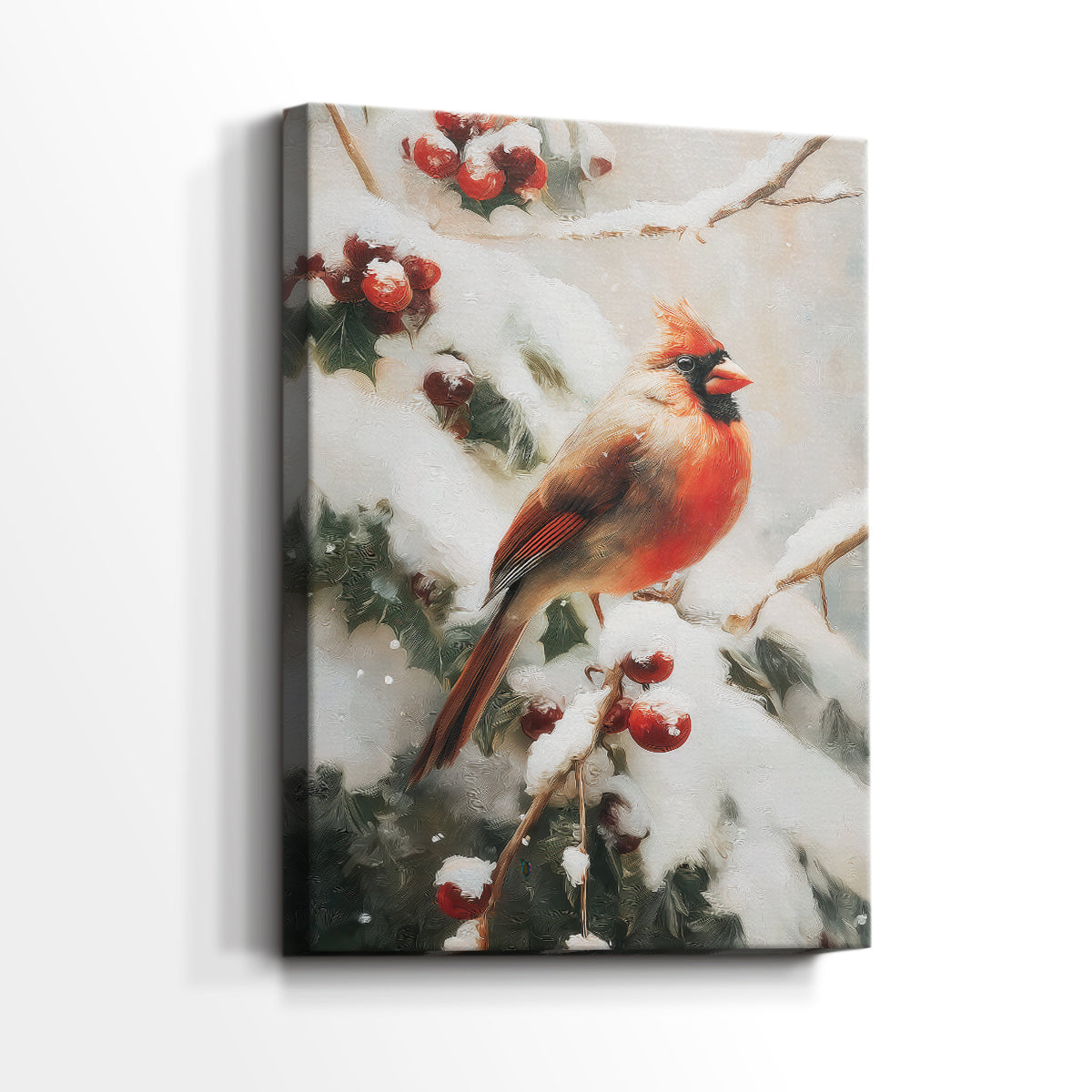 Sleigh of Golden Blessing - Canvas Art Print