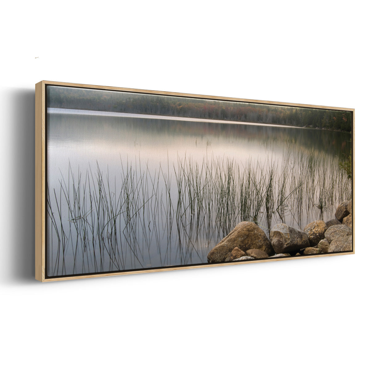 Wanderlust - Floater Framed Canvas Print