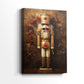 Candlelit Sleigh Hearth - Canvas Art Print