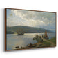 The Jetty at Feste near Moss, 1898 - Floater Framed Canvas Print