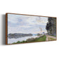 The Promenade at Argenteuil, 1872 - Floater Framed Canvas Print