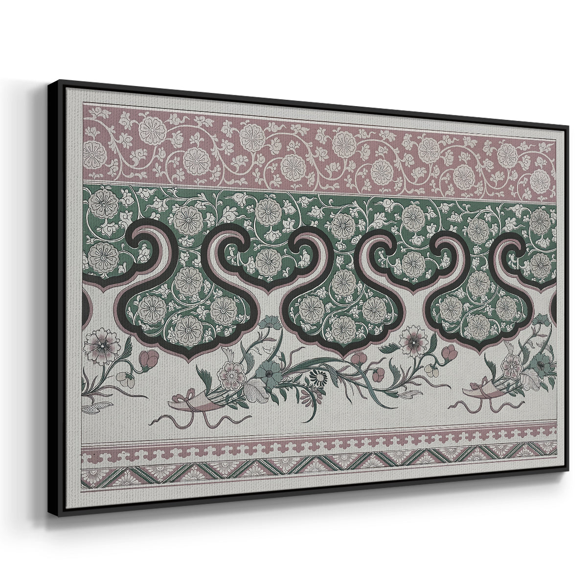 Examples of Chinese Ornament, Pl. LXXVI, 1867 - Floater Framed Canvas Print