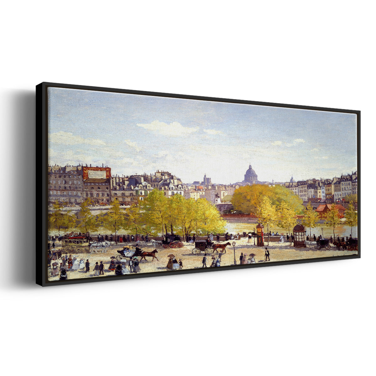 Que Du Lourve, 1867 - Floater Framed Canvas Print
