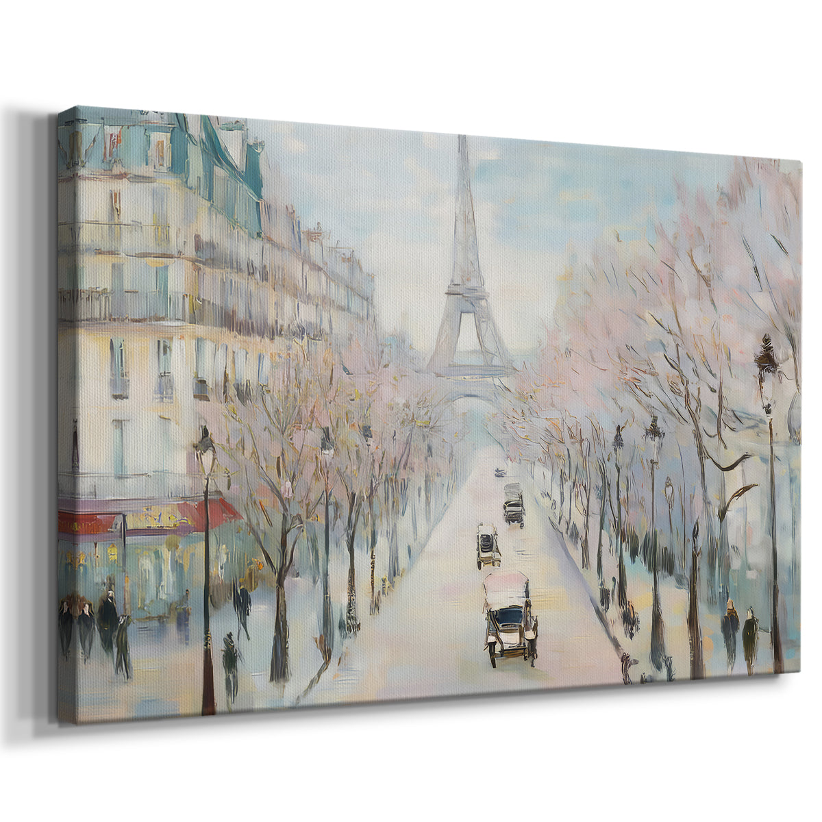 eiffel tower,paris,cherry blossoms,vintage cars,spring,european architecture,beautiful scenery,historical era,outdoor activity,pedestrians,daytime,french culture,romantic ambiance,travel destination,urban landscape,soft colors,charming atmosphere,city life,iconic landmark,sunlight,seasonal change,tourism,peaceful setting,blossoming trees,street lamps,quiet moment,classic vehicles,cultural heritage,sightseeing,picturesque view,historical sites,seasonal beauty,leisurely stroll,vibrant architecture,local life