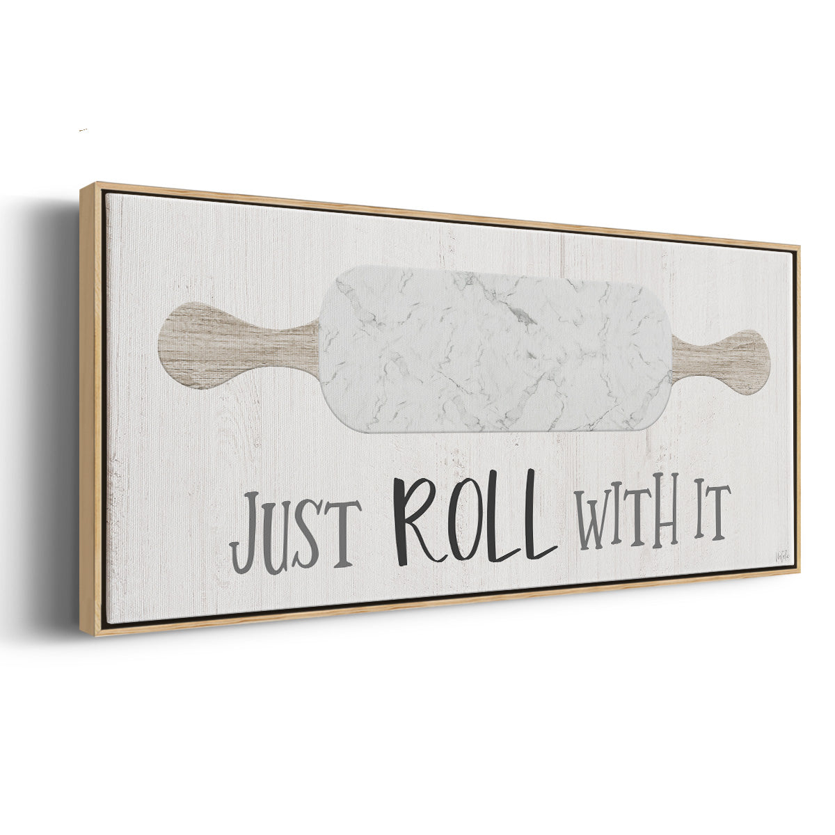Roll With It - Floater Framed Canvas Print