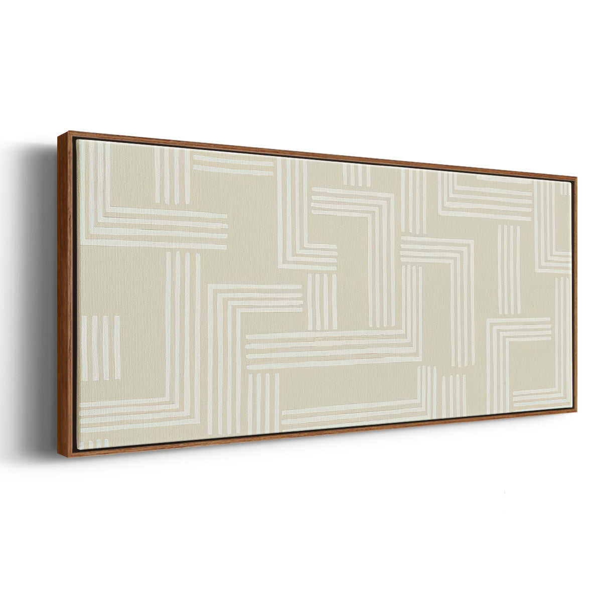 Roll Crossing III - Floater Framed Canvas Print