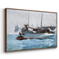 Taking on Wet Provisions, 1903 - Floater Framed Canvas Print