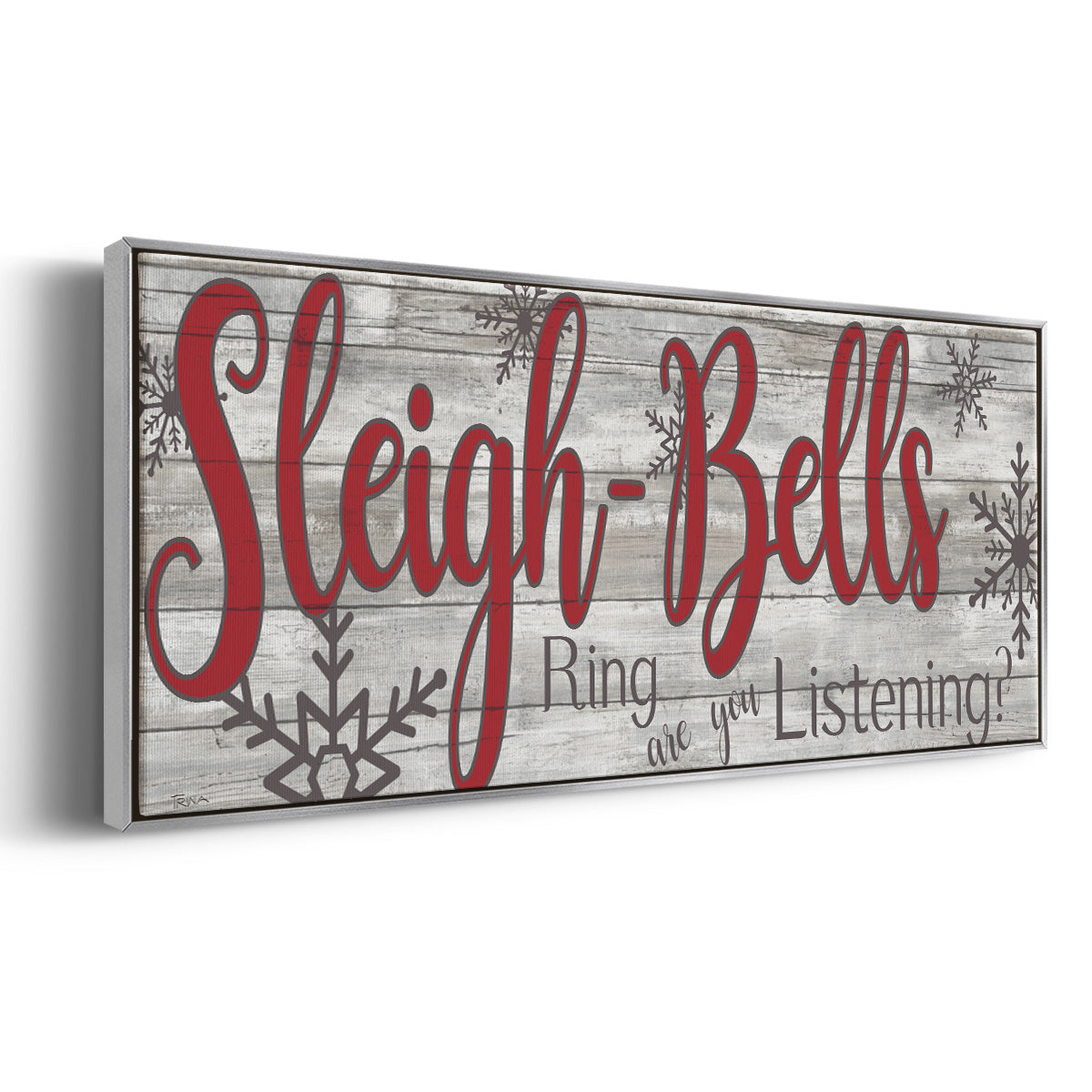 Sleigh Bells - Floater Framed Canvas Print