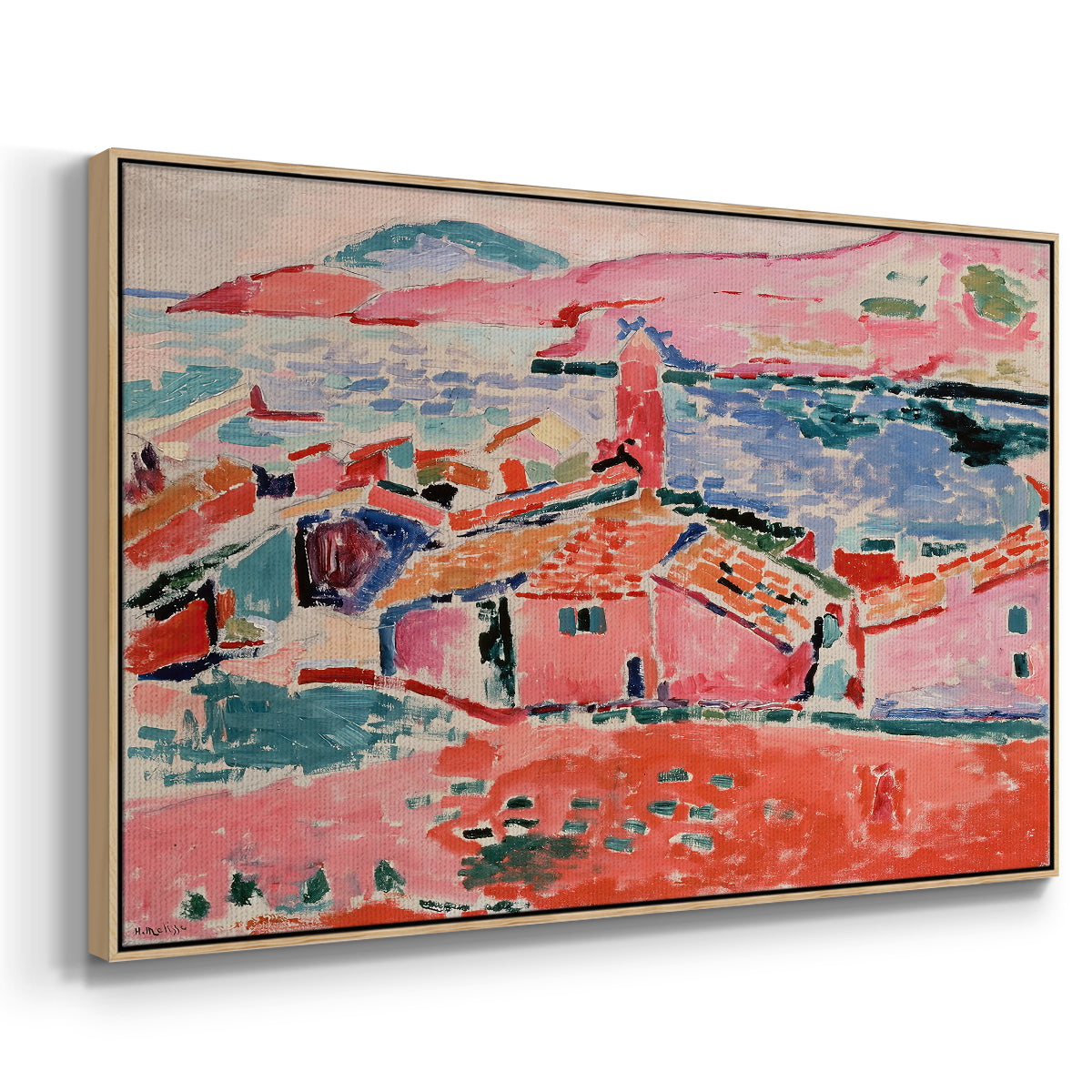 View of Collioure, 1905 - Floater Framed Canvas Print