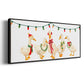 Merry Quackmas Collection D - Floater Framed Canvas Print