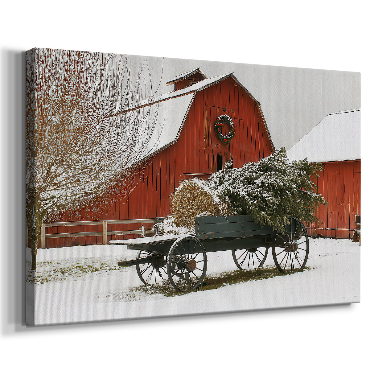 Golden Whisper of Midwinter - Canvas Art Print