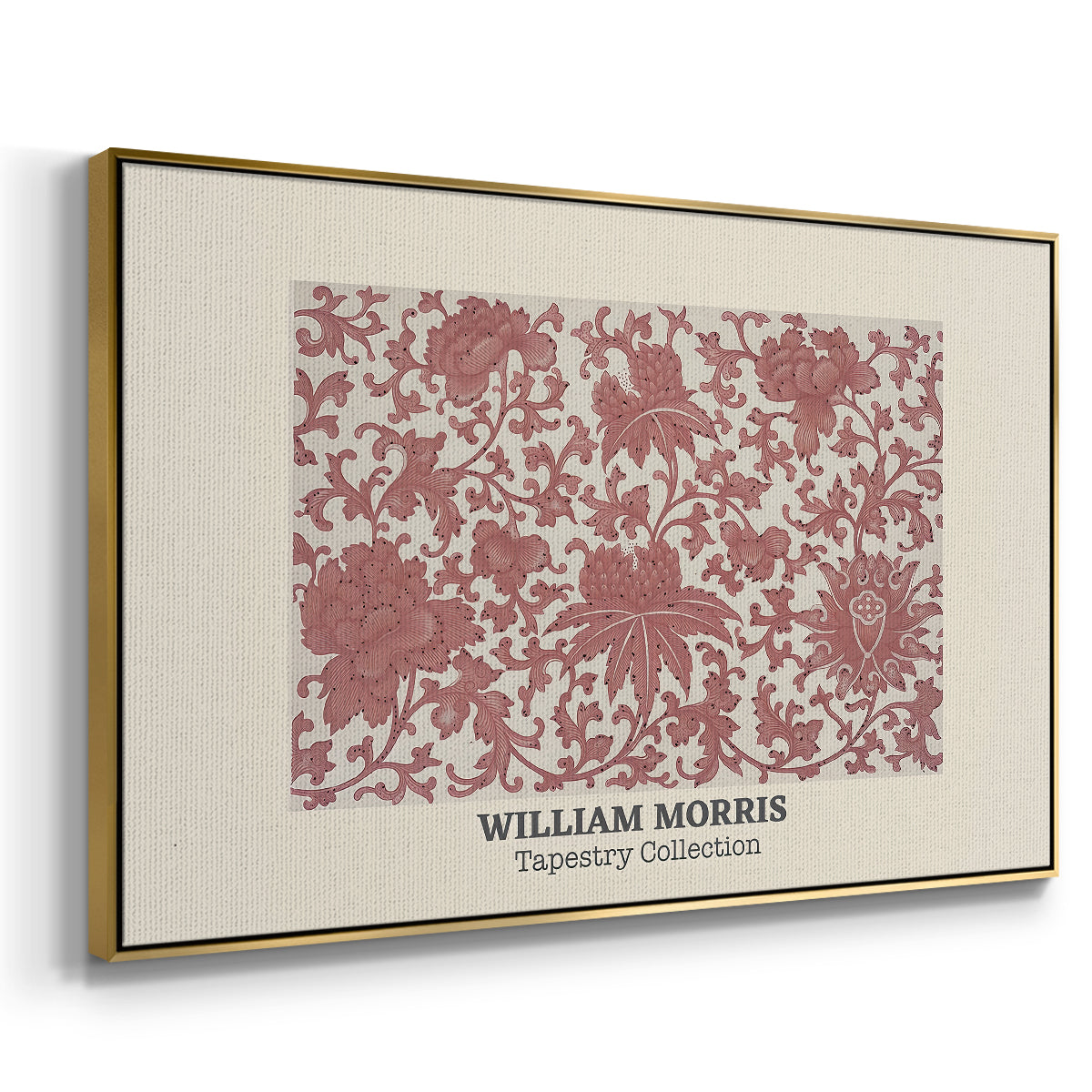 Examples of Chinese Ornament, Pl. XCIII (Morris Inspired), 1867 - Floater Framed Canvas Print