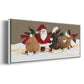 Skater Chorus Line - Floater Framed Canvas Print
