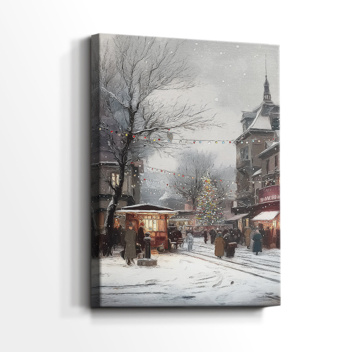 Chalk Promise of Pines - Canvas Art Print