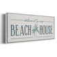 Our Beach House - Floater Framed Canvas Print