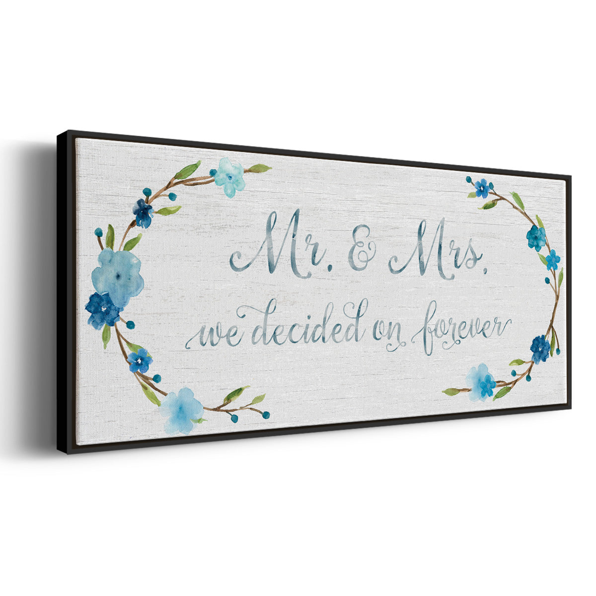 Forever - Floater Framed Canvas Print