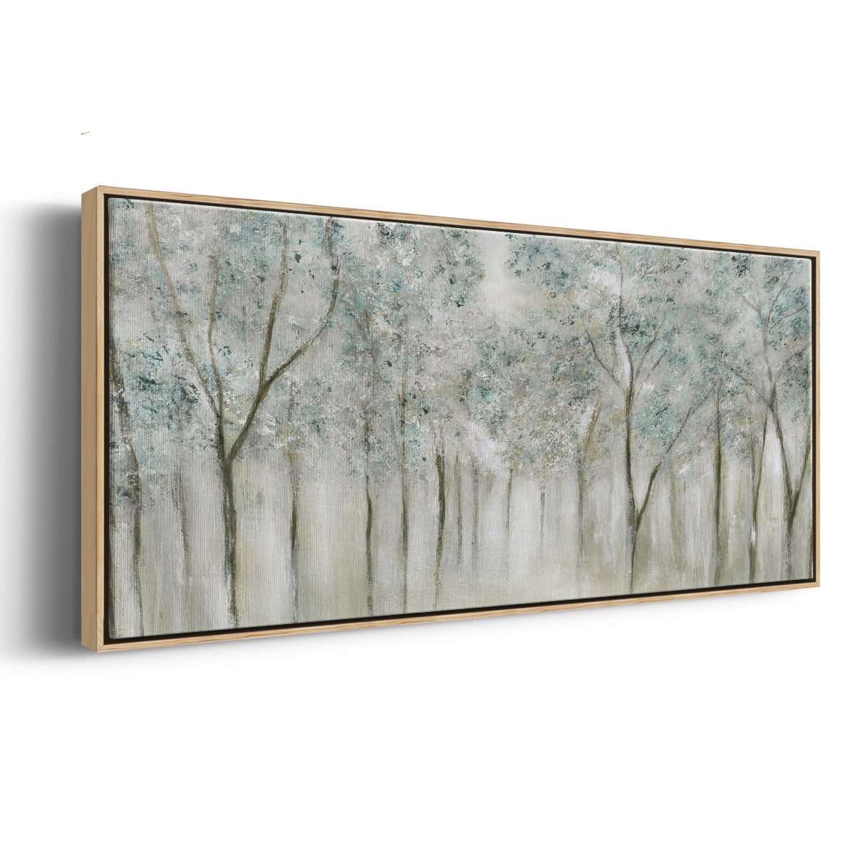 Neutral Spring - Floater Framed Canvas Print