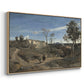 La Cervara, the Roman Campagna, c. 1830-1831 - Floater Framed Canvas Print