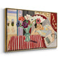 Woman with Anemones (Femme et anémones), c. 1920-1921 - Floater Framed Canvas Print