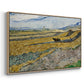 Enclosed Field with Ploughman, 1889 - Floater Framed Canvas Print