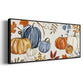 Autumn Pumpkins - Floater Framed Canvas Print