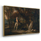 The Reverend Thomas Levett and Favourite Dogs, Cock-Shooting, 1811 - Floater Framed Canvas Print