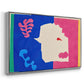 The Wolf (Le loup), from Jazz, 1947 - Floater Framed Canvas Print