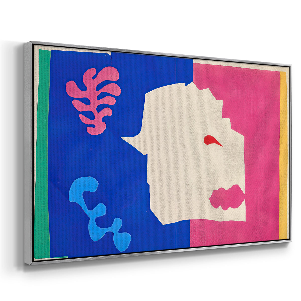 The Wolf (Le loup), from Jazz, 1947 - Floater Framed Canvas Print