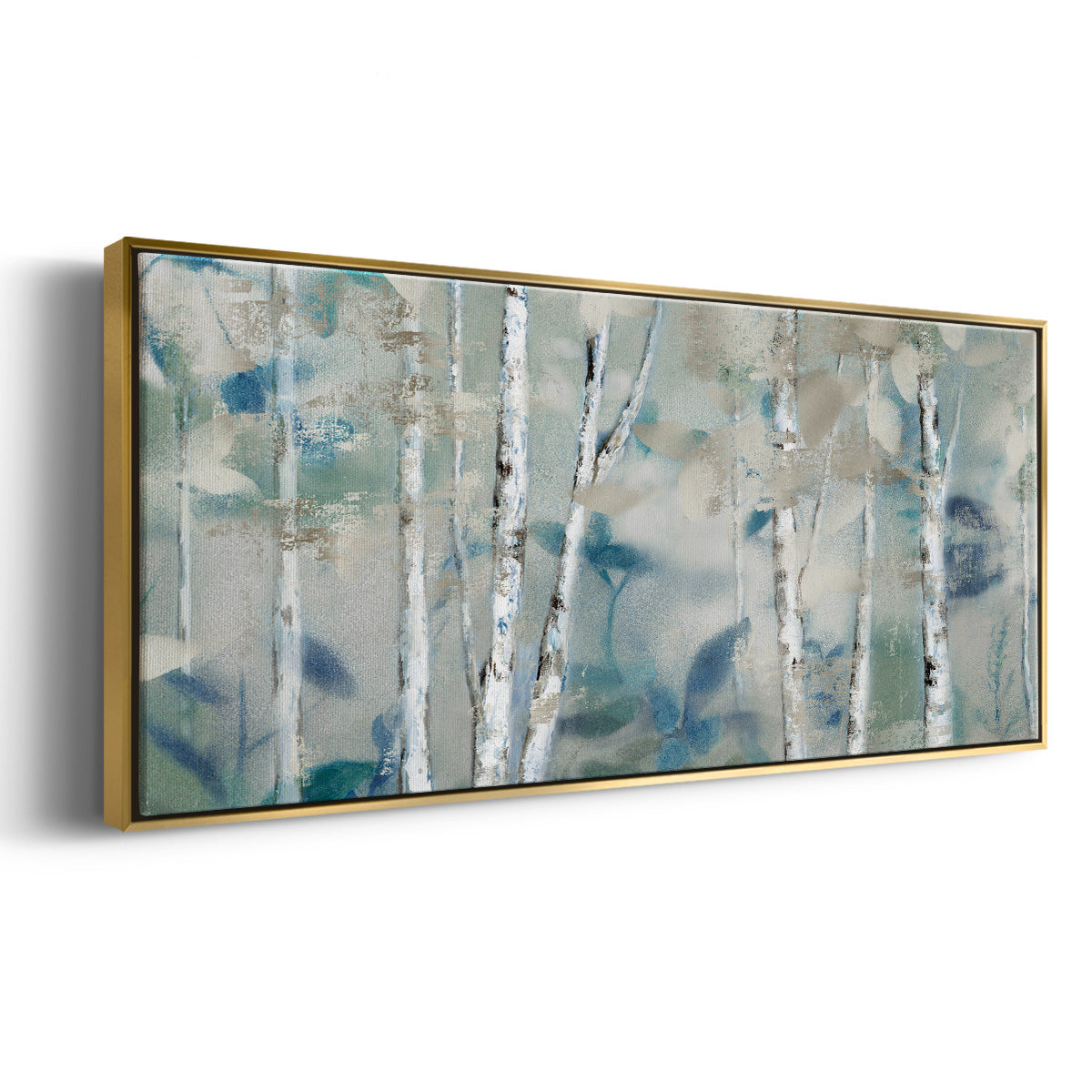 Zen Forest I - Floater Framed Canvas Print