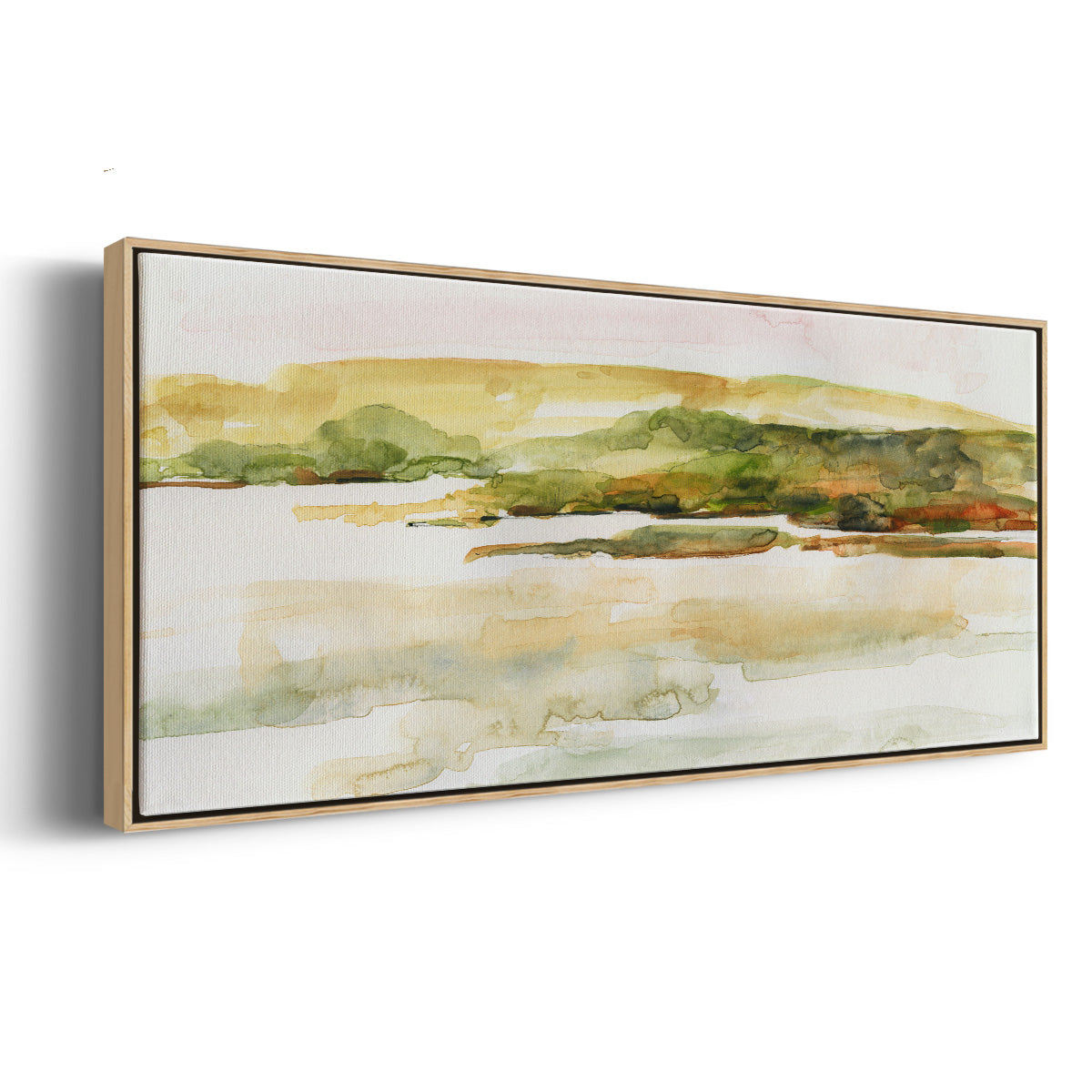 Coastal Morning - Floater Framed Canvas Print