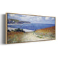 The Passage to the Sea Near Pourville, 1882 - Floater Framed Canvas Print
