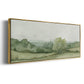 Vintage Landscape Sketch II - Floater Framed Canvas Print
