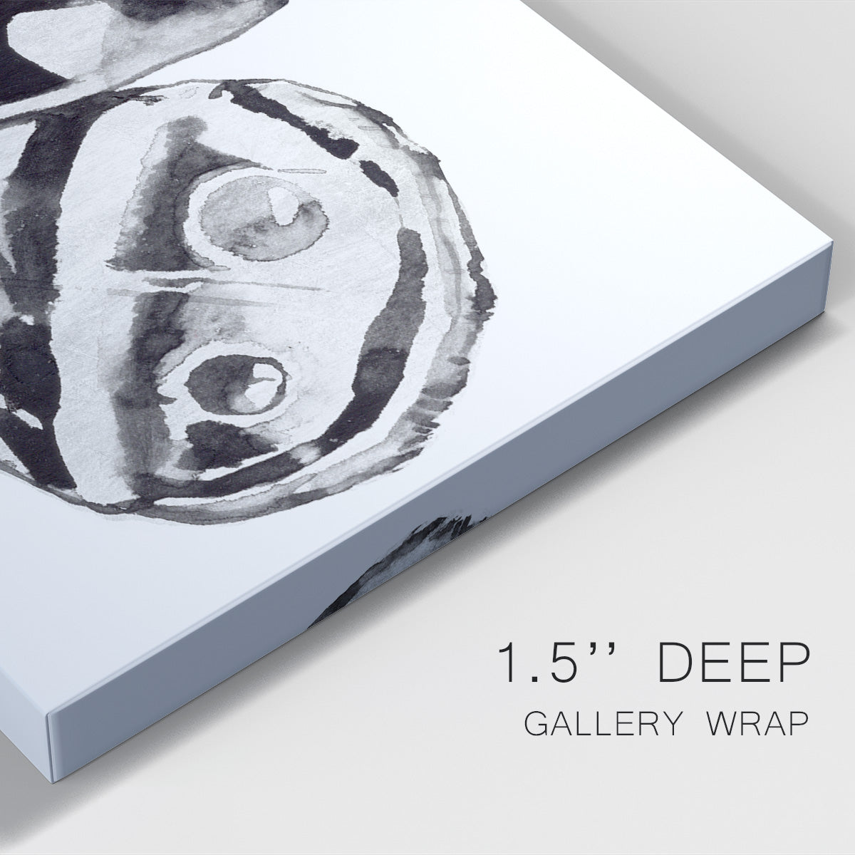 Monochrome Wings IV Premium Gallery Wrapped Canvas - Ready to Hang