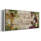 Grateful Wine - Floater Framed Canvas Print