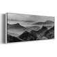 Mountains of the Great Wall - Floater Framed Canvas Print