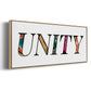 Unity - Floater Framed Canvas Print