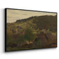 Landscape from Ebersteinburg in Baden, 1876 - Floater Framed Canvas Print