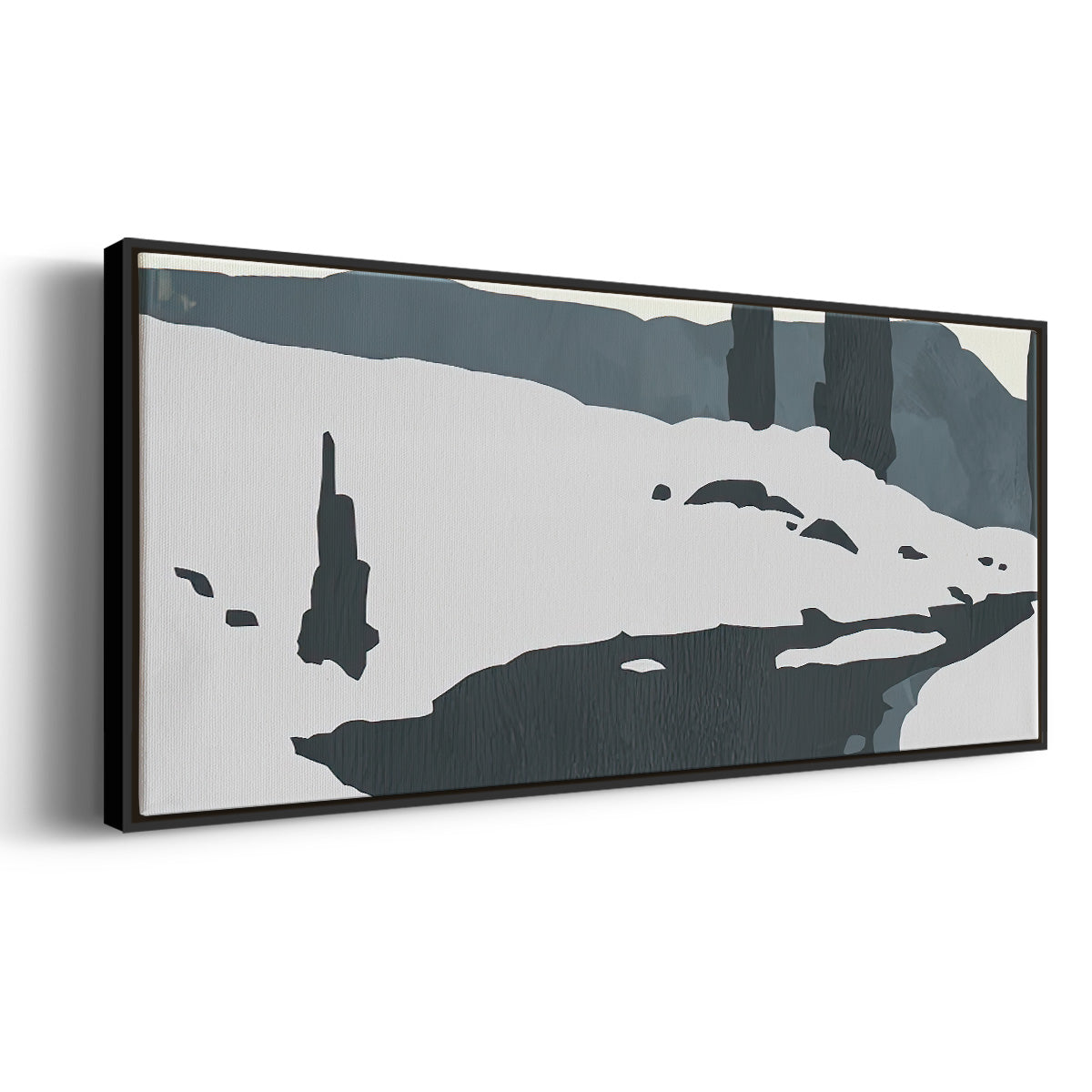 Cutter Island II - Floater Framed Canvas Print