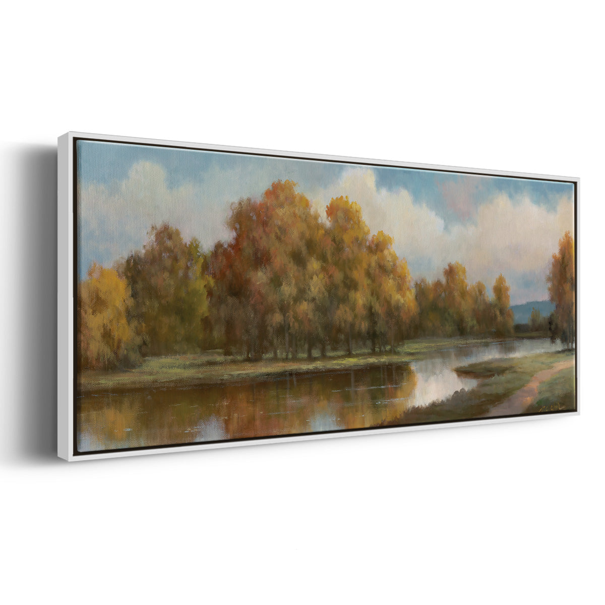 Shenandoah II - Floater Framed Canvas Print
