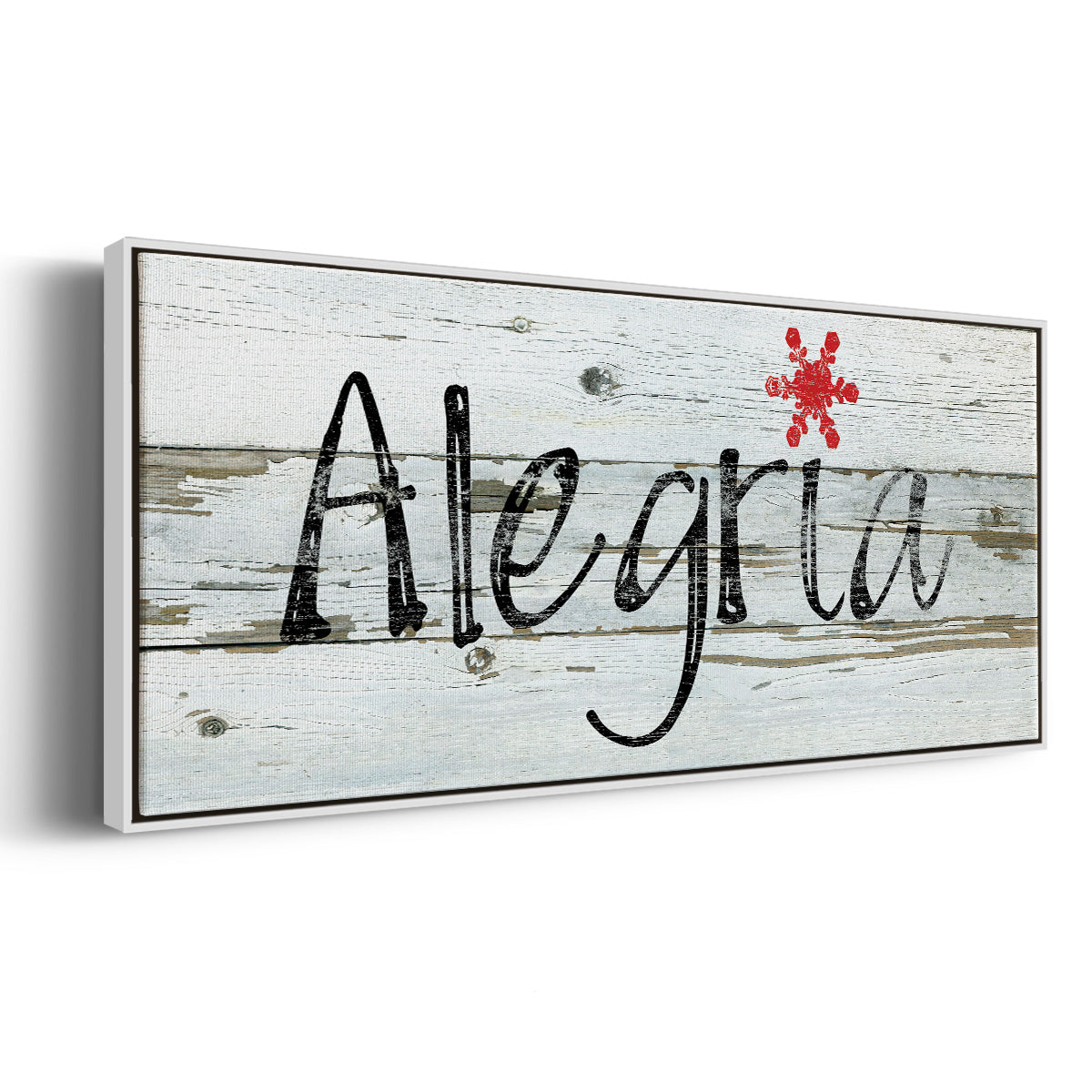Alegria - Floater Framed Canvas Print